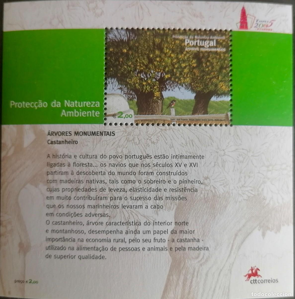 Sellos: PORTUGAL 2005 - HB PROTECCI&Oacute;N DE LA NATURALEZA .