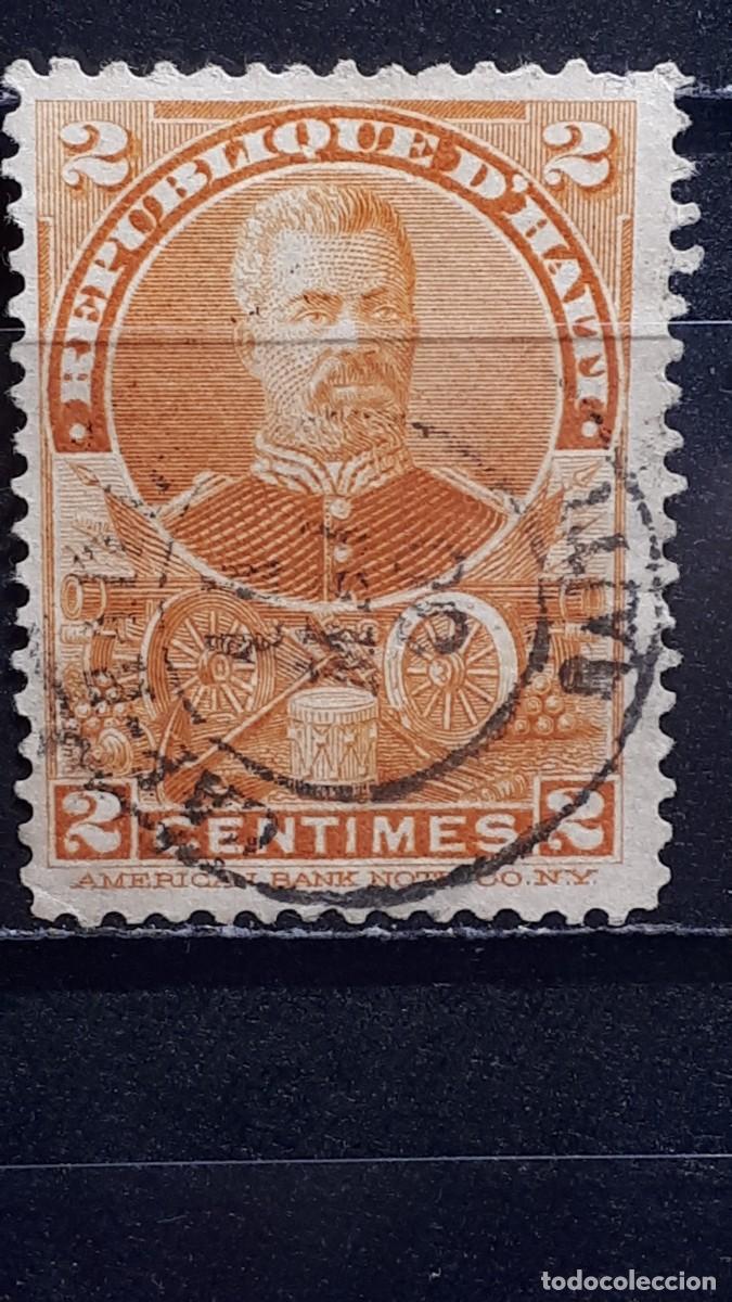 Sellos: HAIT&Iacute;. A&Ntilde;O 1898. &deg;. YVERT 49