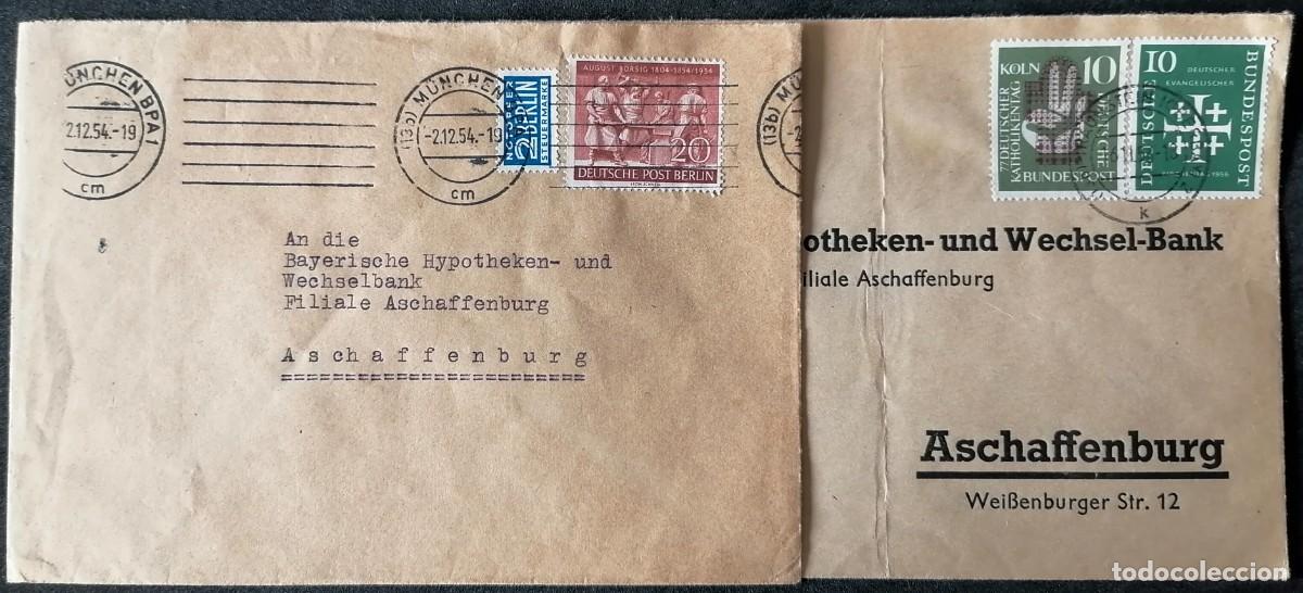 Sellos: ALEMANIA - 2 SOBRES .
