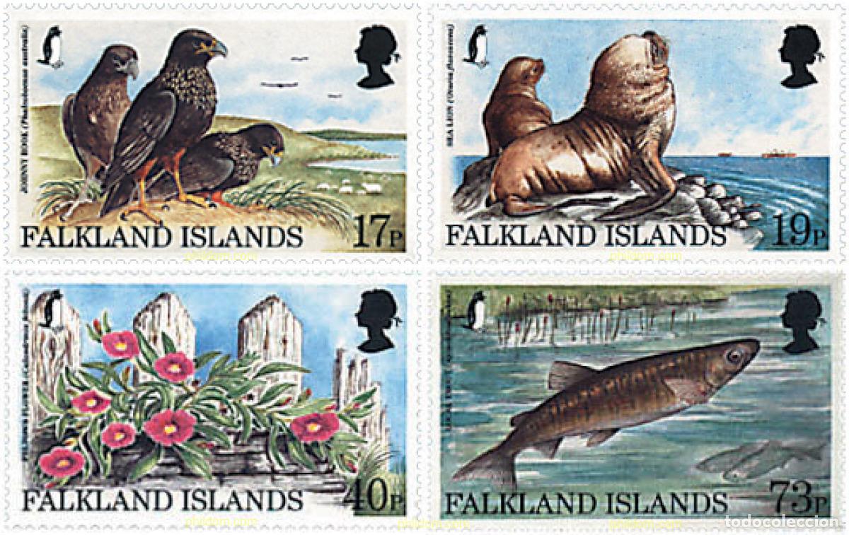 Sellos: 88863 MNH FALKLAND 1997 FAUNA Y FLORA