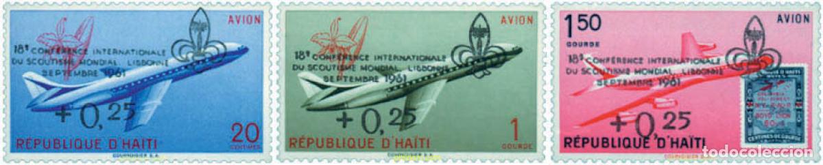 Sellos: 97155 MNH HAITI 1961 18 CONFERENCIA INTERNACIONAL EN LISBOA