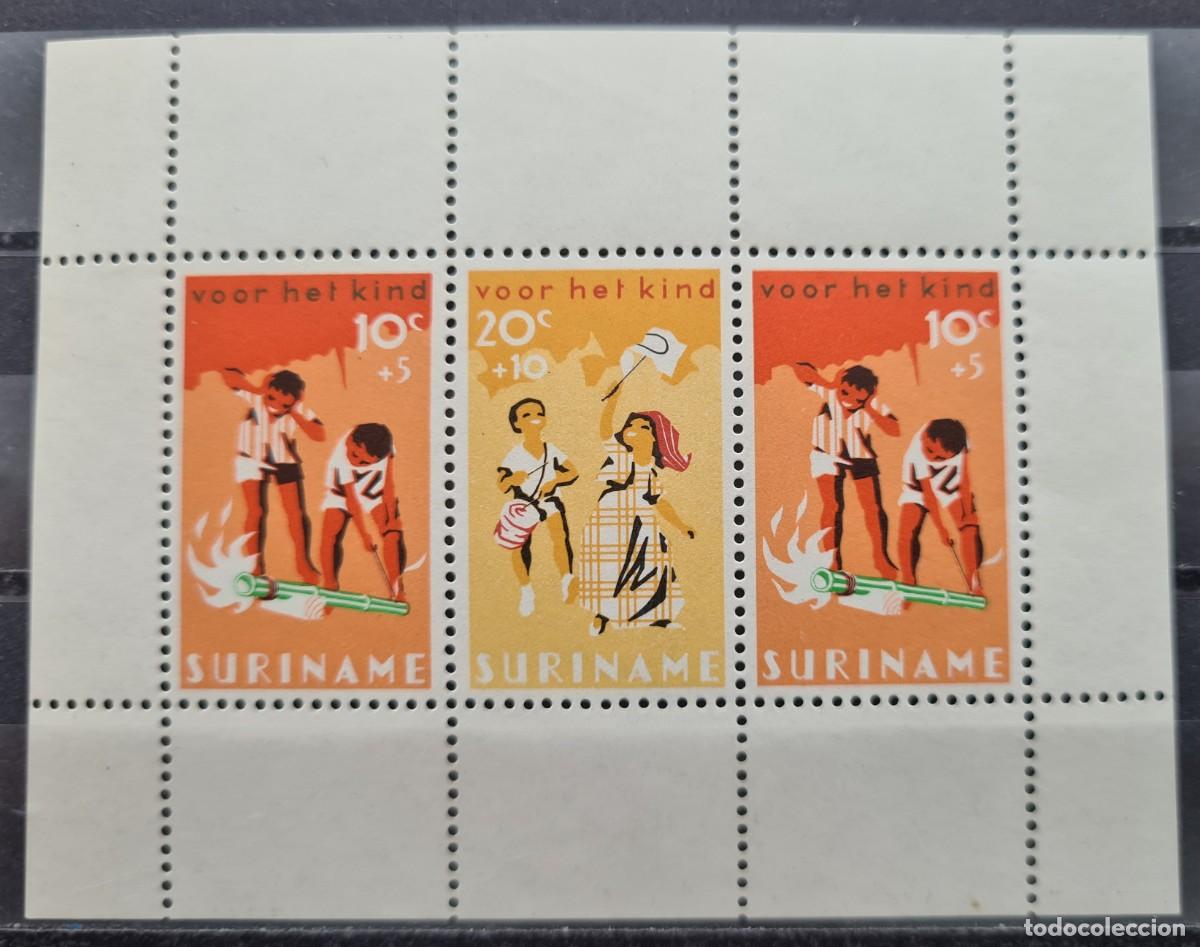 Timbres: Hojita de Surinam 1967: pro-infancia