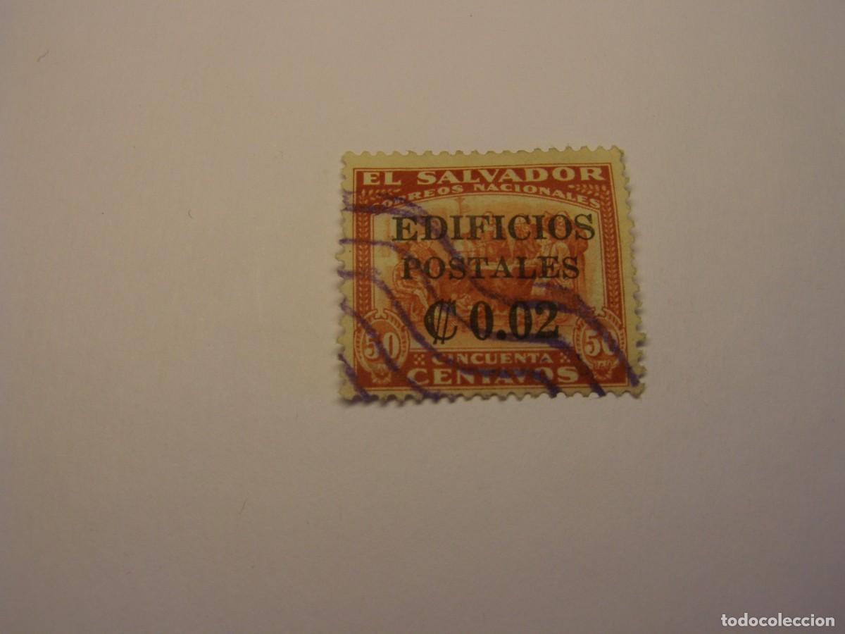 Sellos: Sello antiguo de El Salvador, EDIFICIOS POSTALES.