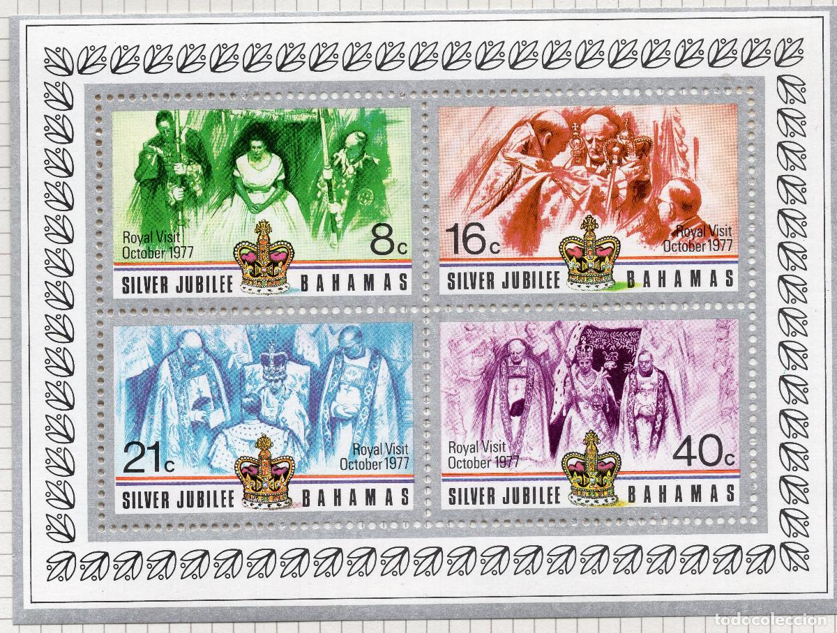 Sellos: BAHAMAS 1977 SOUVENIR-SHEET MICHEL BS BL19