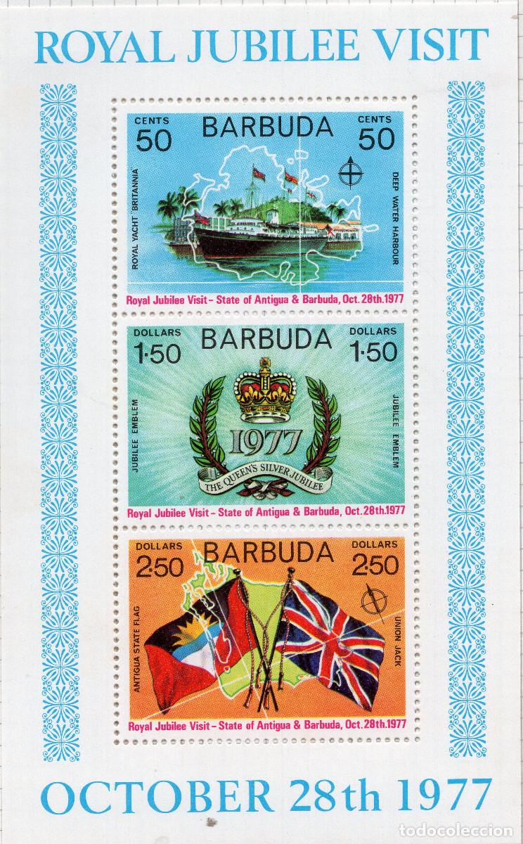 Sellos: BARBUDA 1977 SOUVENIR-SHEET MICHEL BX 26