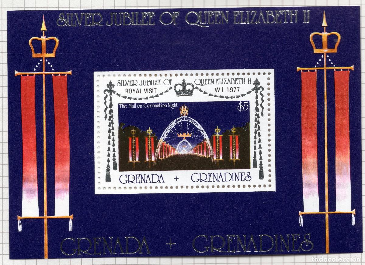 Sellos: GRENADA-GRENADINES 1977 SOUVENIR-SHHET MICHEL GD-GR BL28