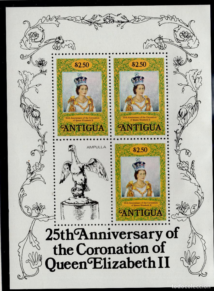 Sellos: ANTIGUA 1978 SOUVENIR-SHEET MICHEL AG 508CKB