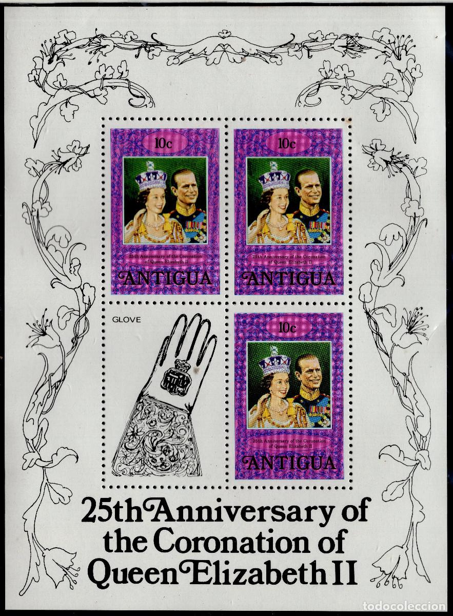 Sellos: ANTIGUA 1978 SOUVENIR-SHEET MICHEL AG 504CKB