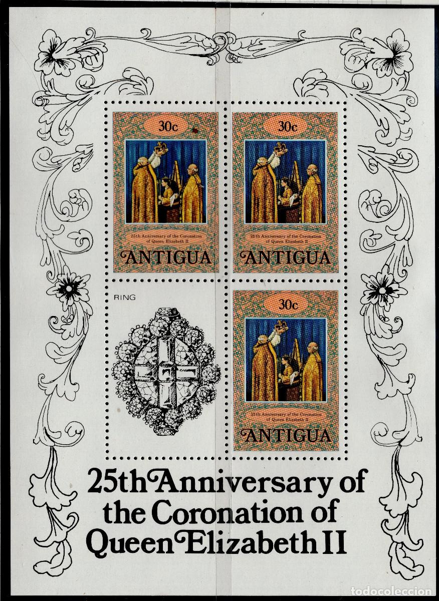 Sellos: ANTIGUA 1978 SOUVENIR-SHEET MICHEL AG 505AKB