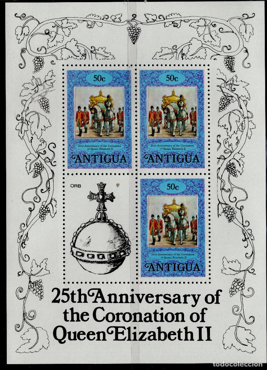 Sellos: ANTIGUA 1978 SOUVENIR-SHEET MICHEL AG 506CKB