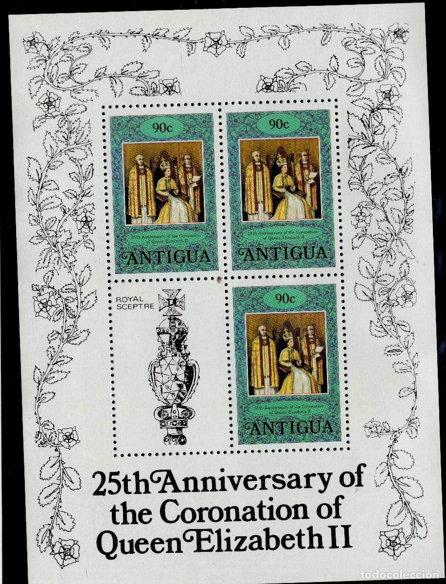 Sellos: ANTIGUA 1978 SOUVENIR-SHEET MICHEL AG 507CKB