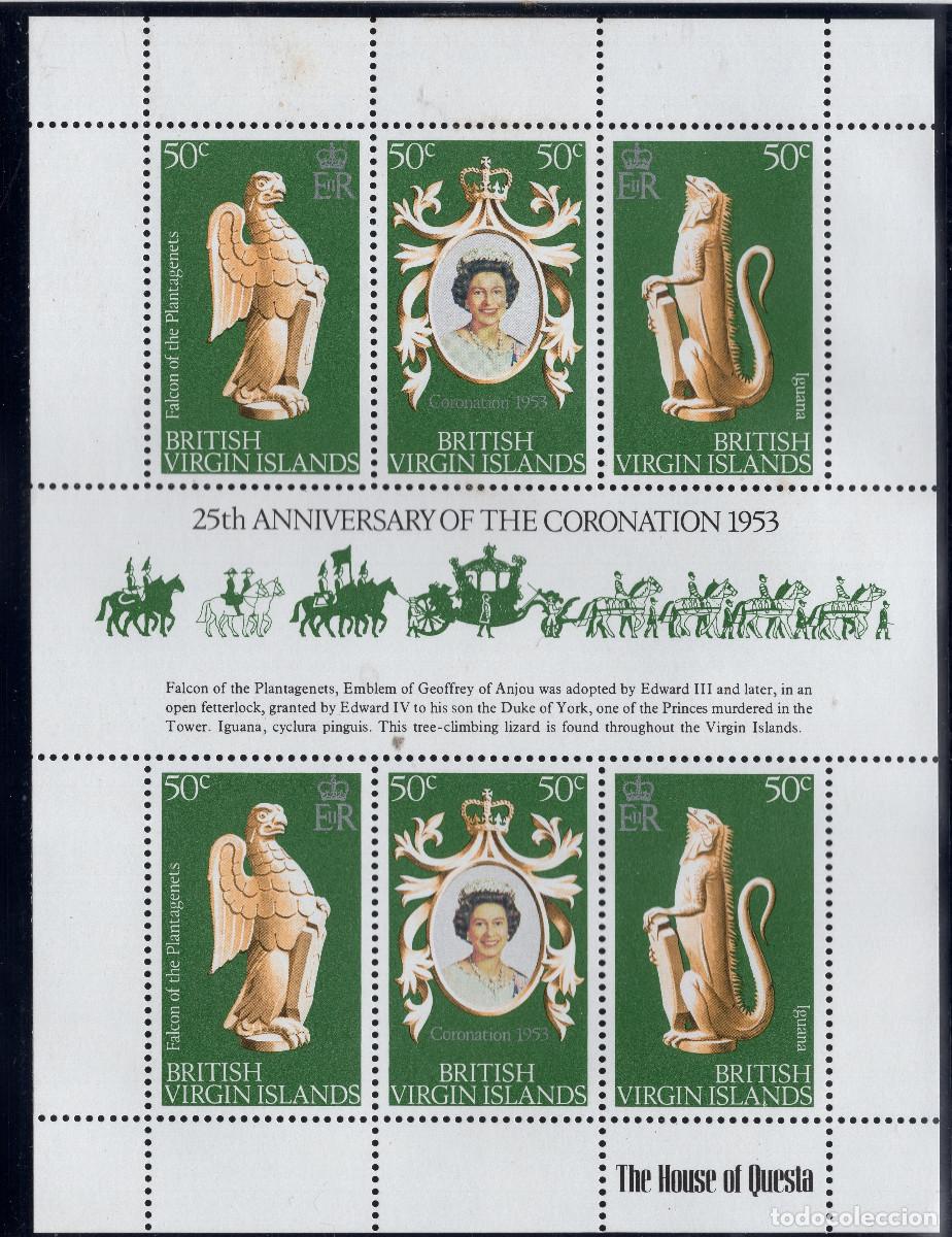 Sellos: BRITISH VIRHIN ISLANDS 1978 SOUVENIR-SHEET MICHEL VG 337*339KB