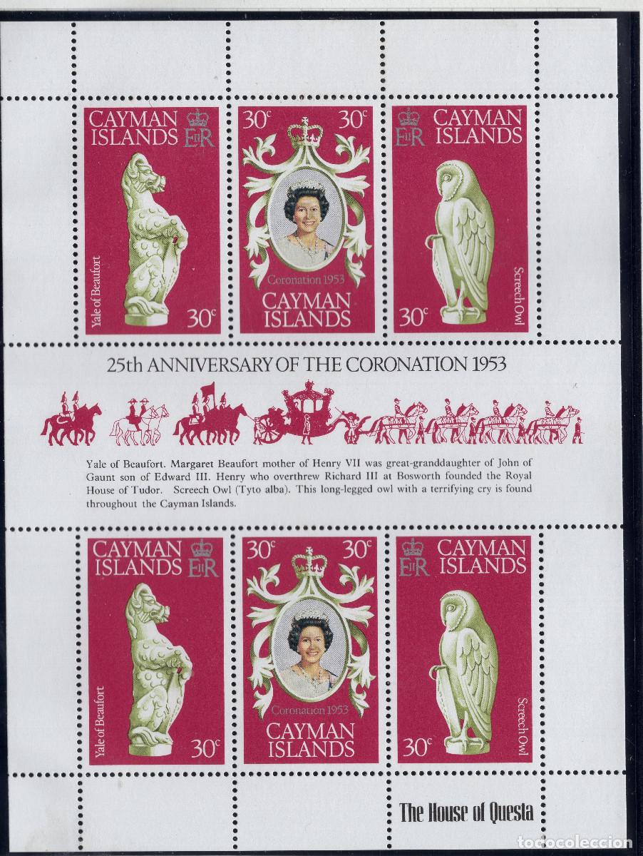 Sellos: CAYMAN ISLANDS 1978 SOUVENIR-SHEET MICHEL KY 409-411KB