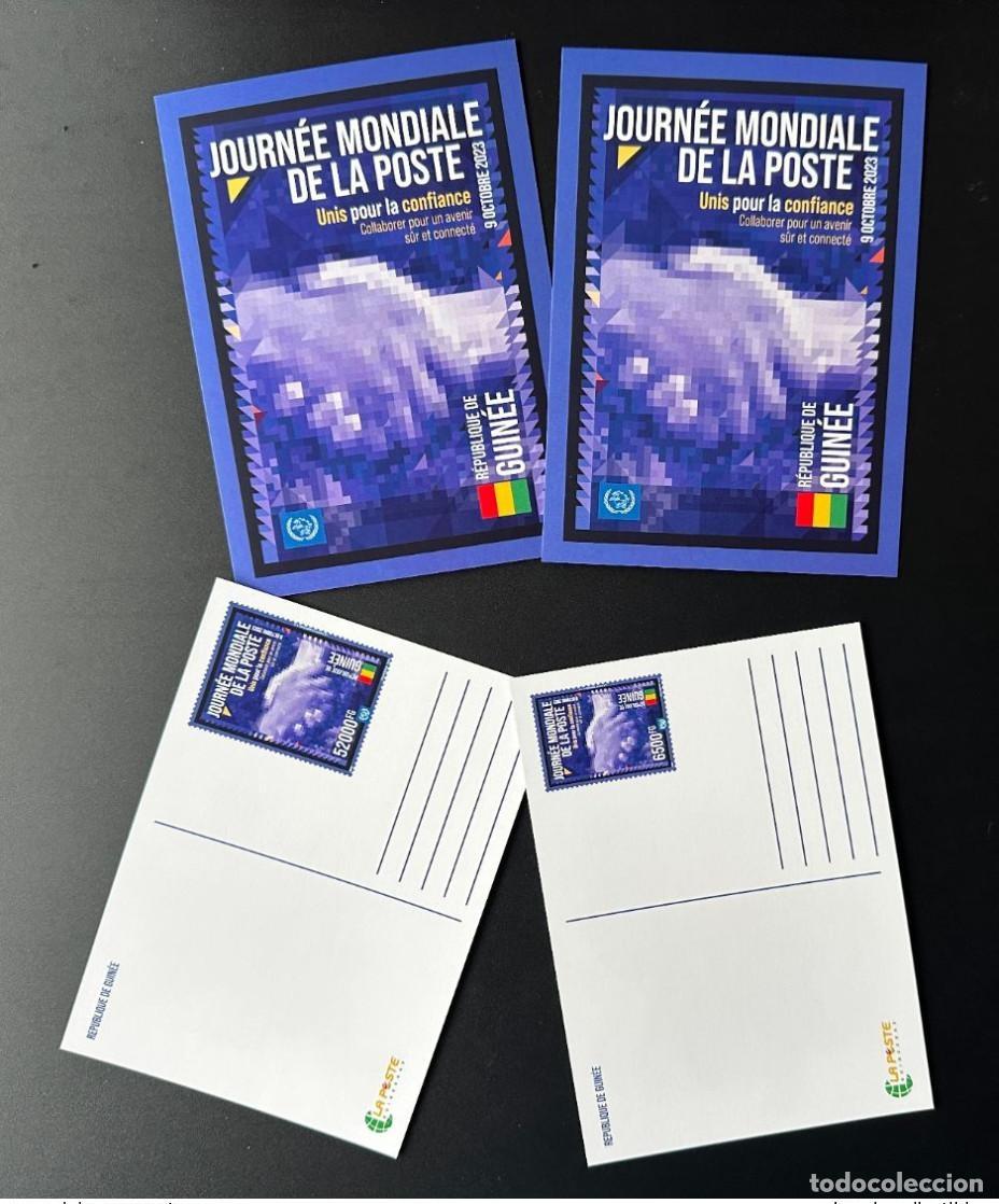 Sellos: Guinea 2023 Papeler&iacute;a | Todo el D&iacute;a Mundial del Correo UPU
