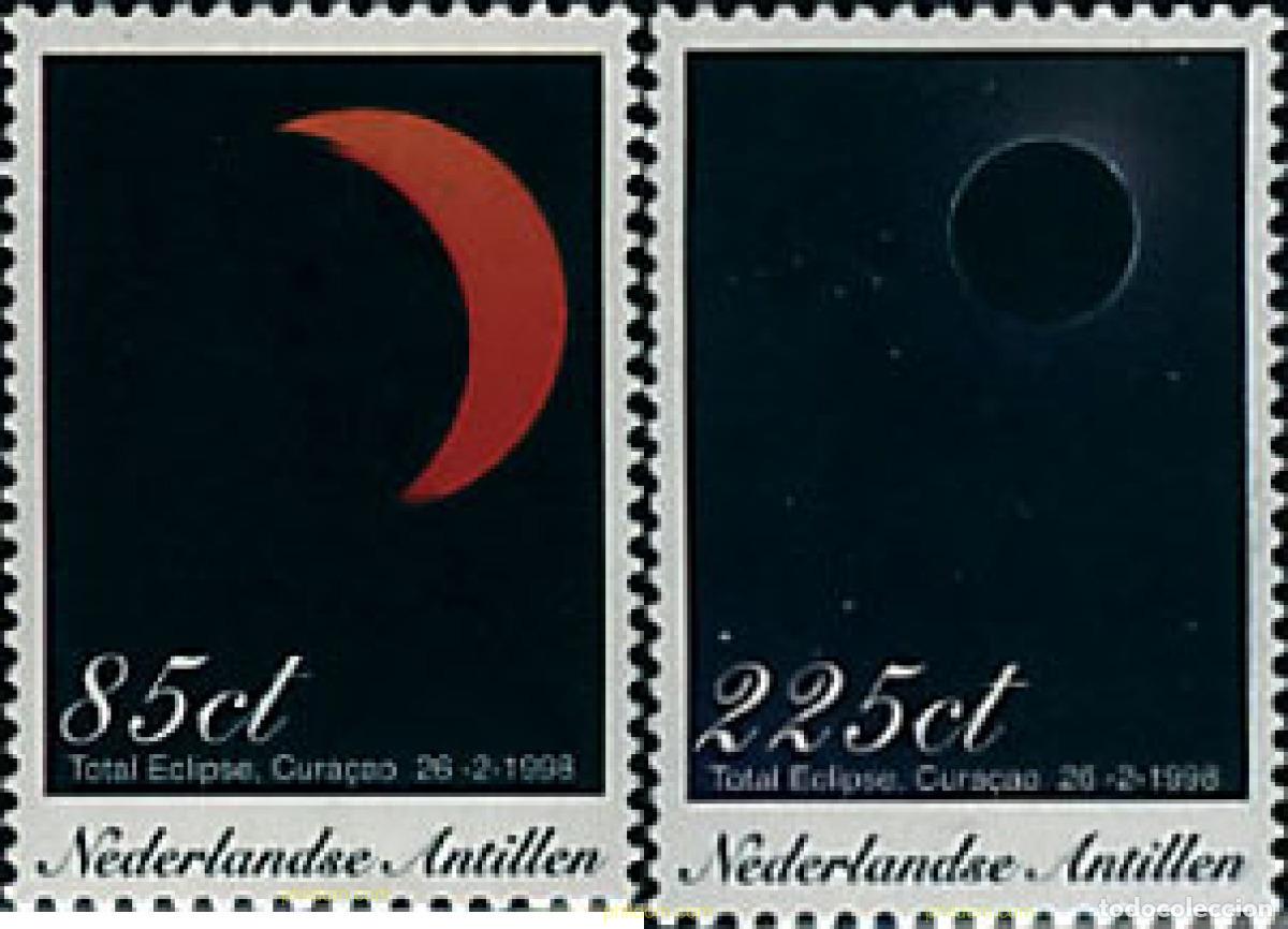 Sellos: 787017 MNH ANTILLAS HOLANDESAS 1998 ECLIPSE SOLAR
