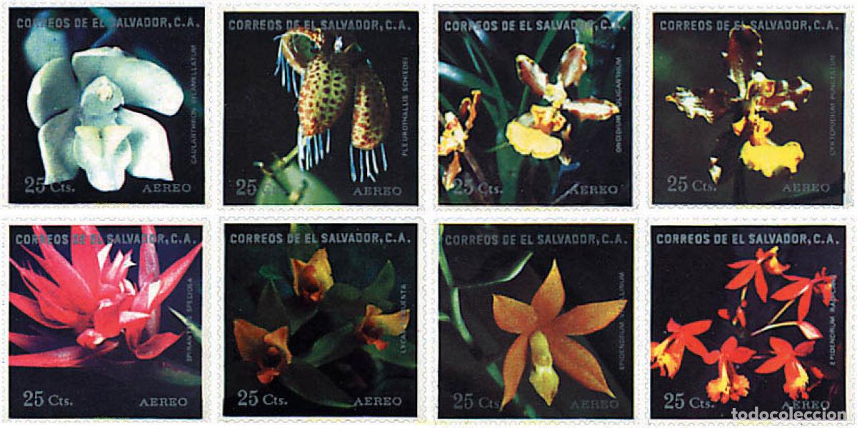 Sellos: 88673 MNH EL SALVADOR 1976 ORQUIDEAS