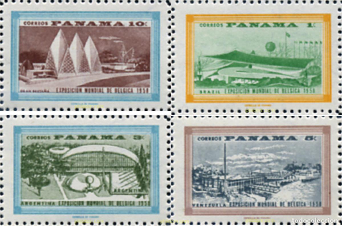 Sellos: 787037 MNH PANAMA 1958 HOMENAJE DE PANAMA A LA EXPOSICION UNIVERSAL DE BRUSSELAS DE 1958