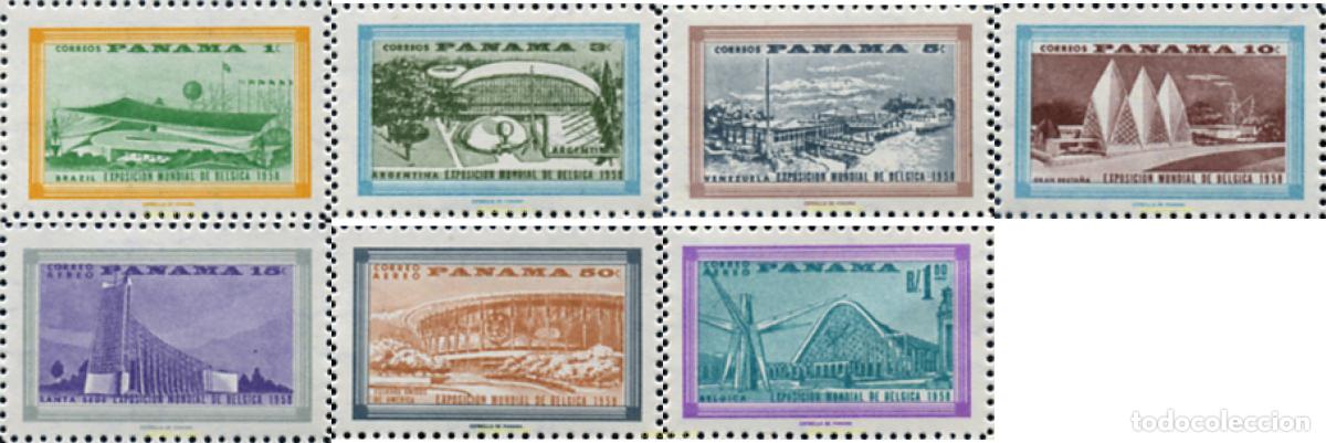Sellos: 350067 MNH PANAMA 1958 HOMENAJE DE PANAMA A LA EXPOSICION UNIVERSAL DE BRUSSELAS DE 1958