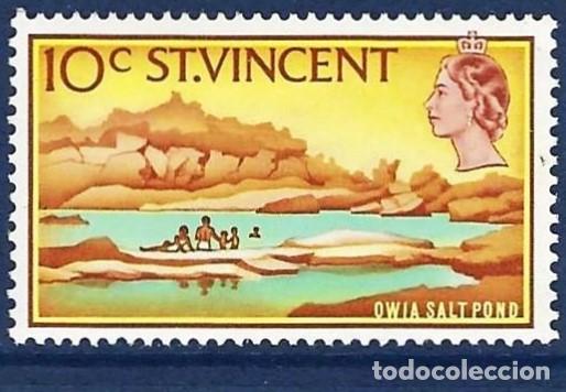 Sellos: San Vicente 1965 - Mi 212 - YT 214 - Salina de Owia - MH*