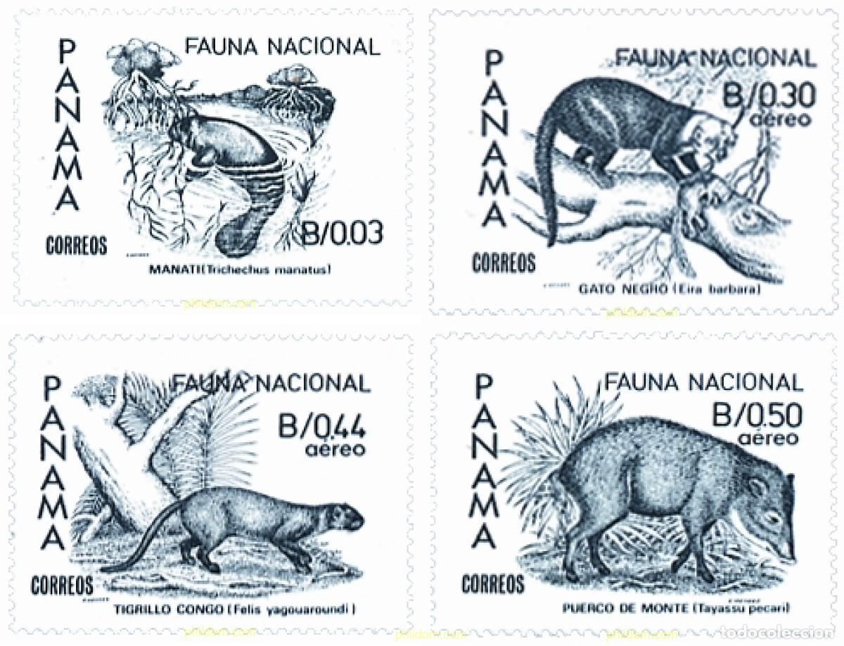 Sellos: 30066 MNH PANAMA 1984 FAUNA PANAME&Ntilde;A
