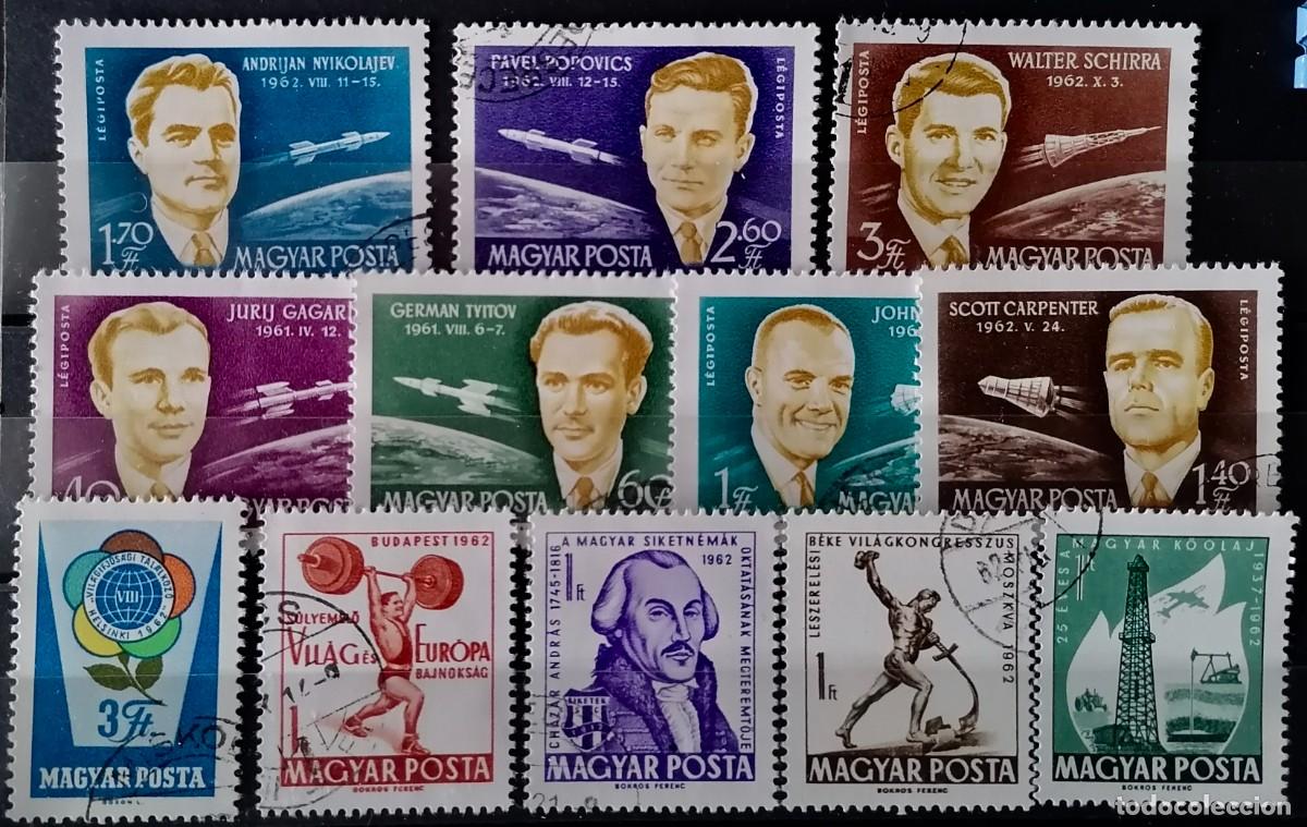 Sellos: HUNGRIA 1962 - SERIES .