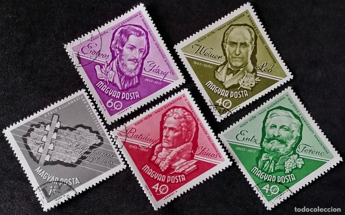Sellos: HUNGRIA 1963 - SERIES .