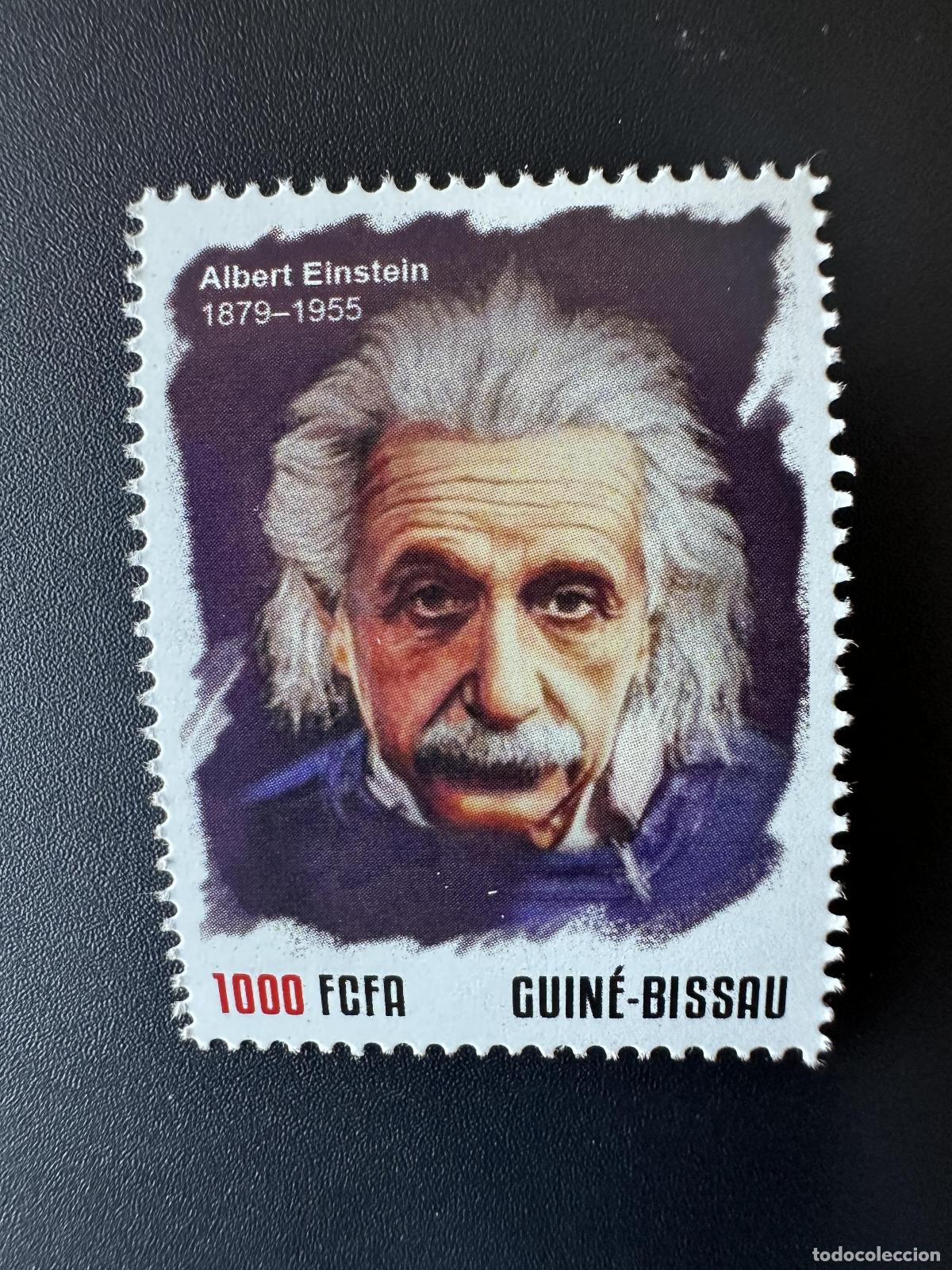 Sellos: Guinea Guinea-Bis&aacute;u 2023 Mi.? Sello personalizado de Albert Einstein
