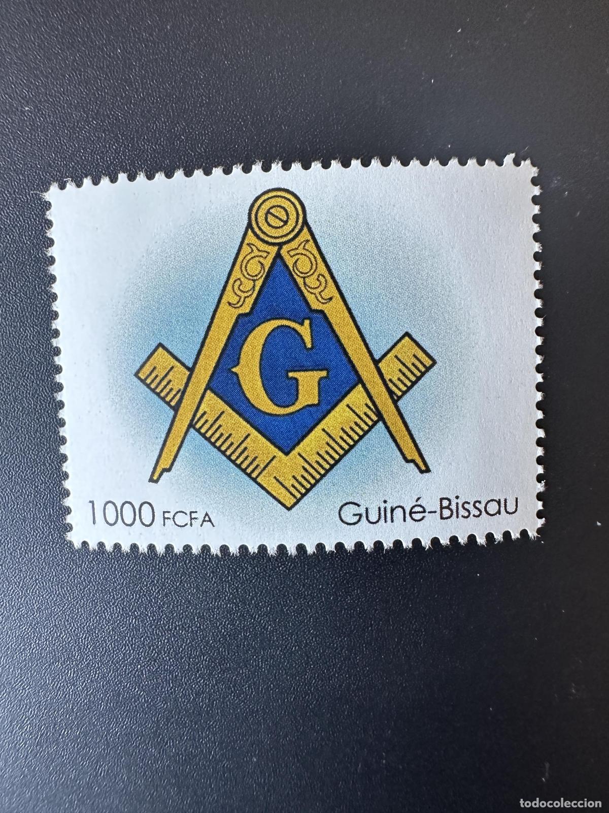 Sellos: Guinea-Bis&aacute;u 2023 Mi.? Sello mas&oacute;nico personalizado de masoner&iacute;a