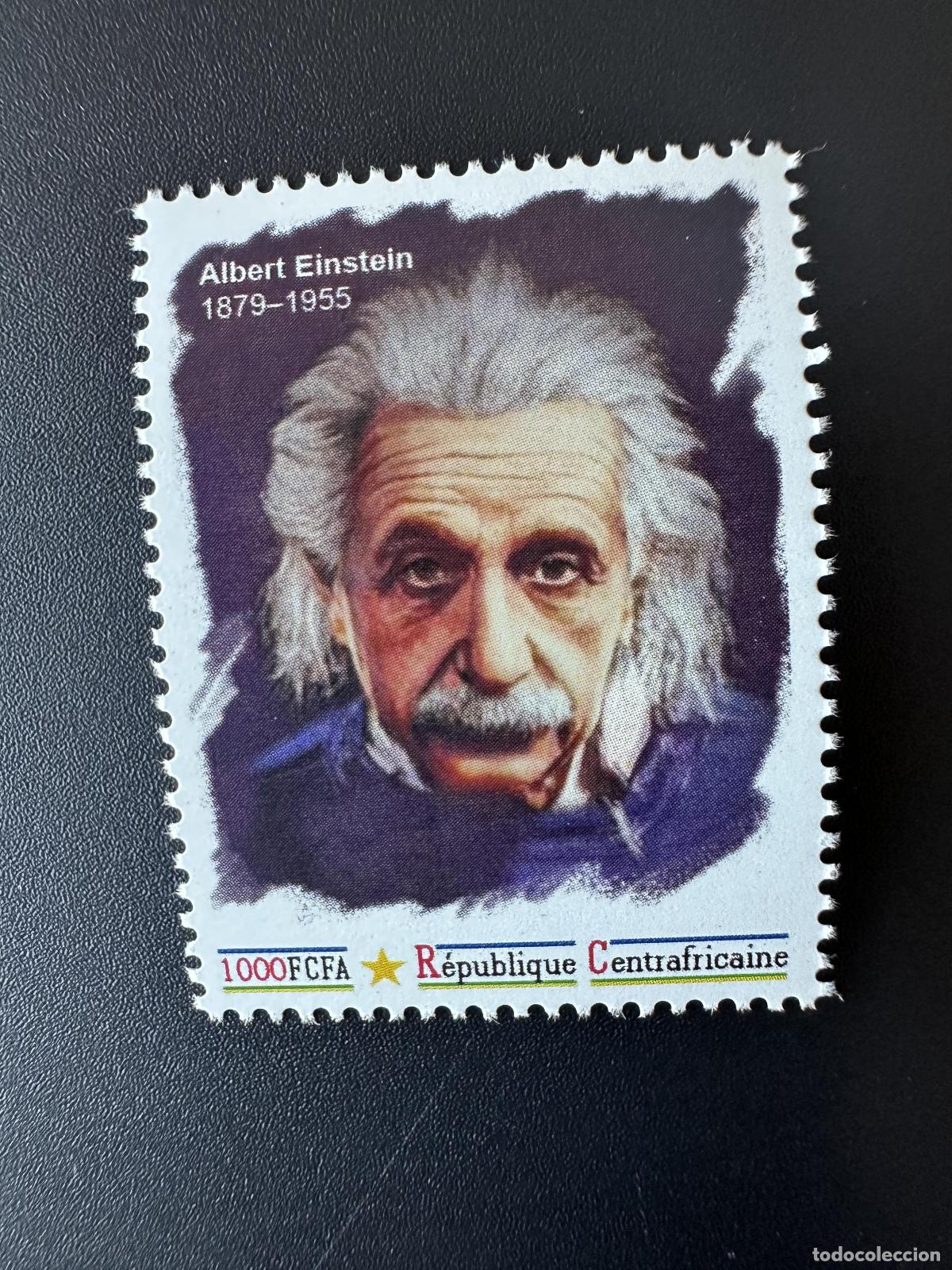 Sellos: &Aacute;frica Central 2023 Mi. 16031 Sello personalizado de Albert Einstein
