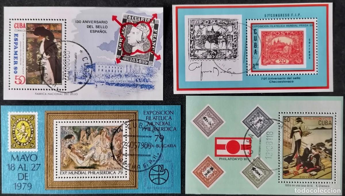 Sellos: CUBA - 4 HB ARTE / SELLOS .