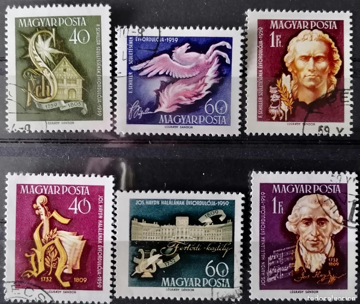 Sellos: HUNGRIA 1959 - J. HAYDN . - Foto 1