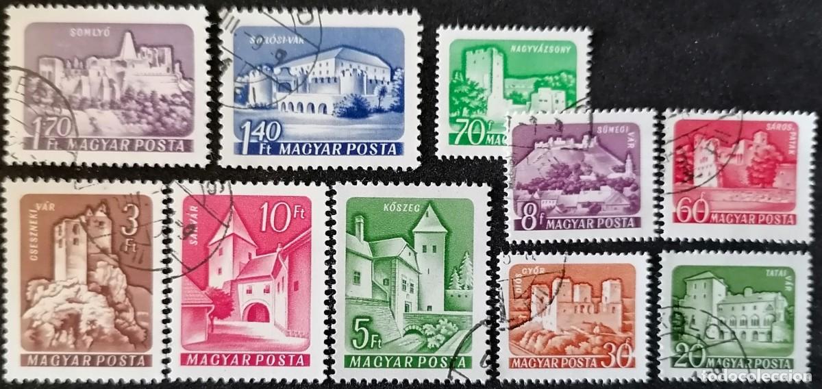 Sellos: HUNGRIA 1960 - CASTILLOS .-