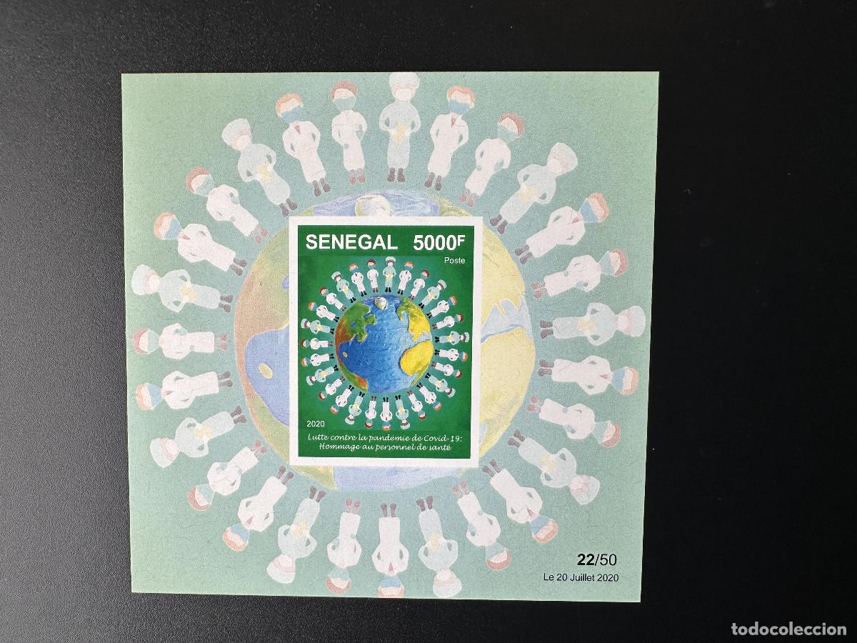 Sellos: Senegal 2020 Mi. Bl 112 ND Lucha contra la pandemia COVID-19 Coronavirus