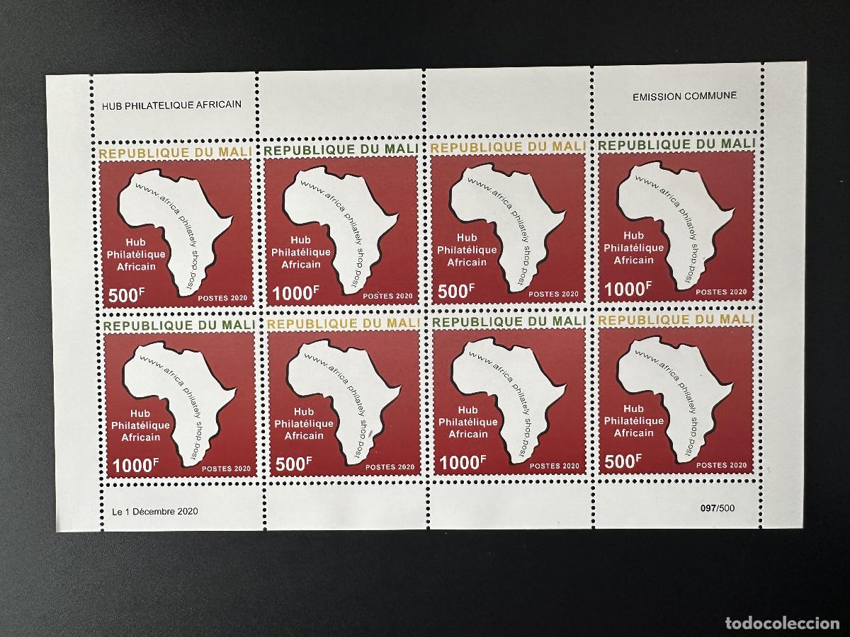 Sellos: Mali mayo de 2020.? Mapa la tienda filat&eacute;lica africana M/S centro filat&eacute;lico africano