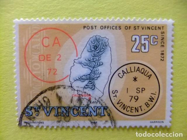 Sellos: 52 ST. VINCENT 1979 / MATASELLOS de CALLIAQUA / YVERT 549 FU