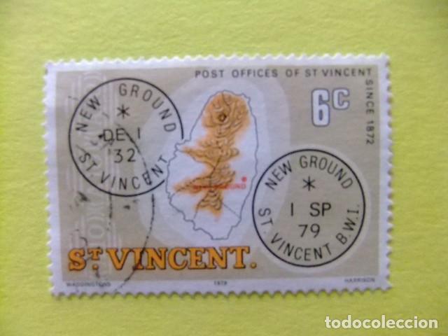 Sellos: 52 ST. VINCENT 1979 / MATASELLOS de NEW GROUND / YVERT 543 FU