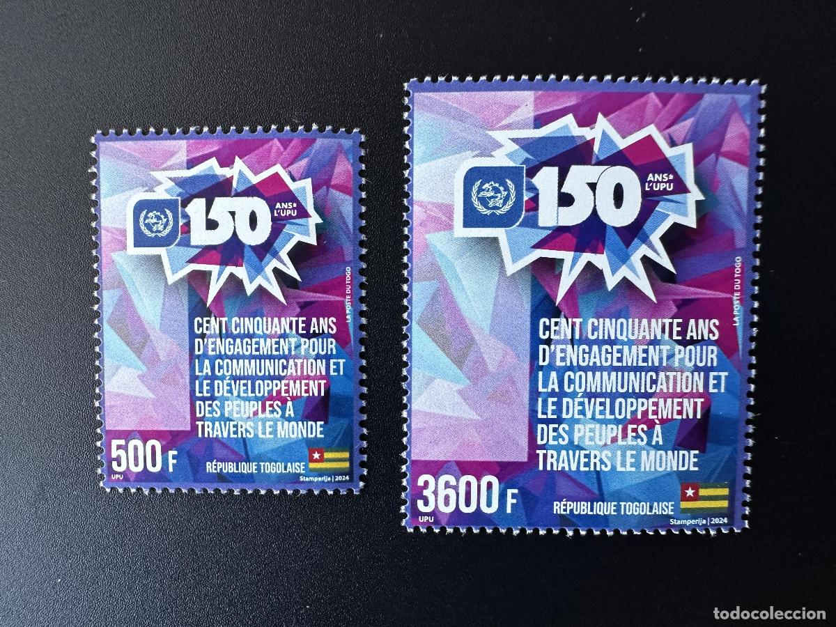 Sellos: Togo 2024 Mi.? Edici&oacute;n conjunta: 150 a&ntilde;os de la Uni&oacute;n Postal Universal UPU