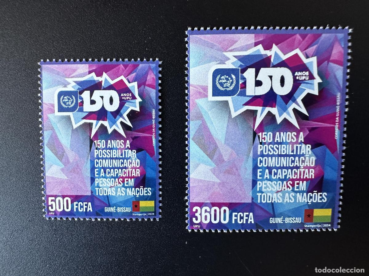 Sellos: Guinea-Bis&aacute;u 2024 Mi.? Emisi&oacute;n conjunta: 150 a&ntilde;os de la Uni&oacute;n Postal Universal UPU