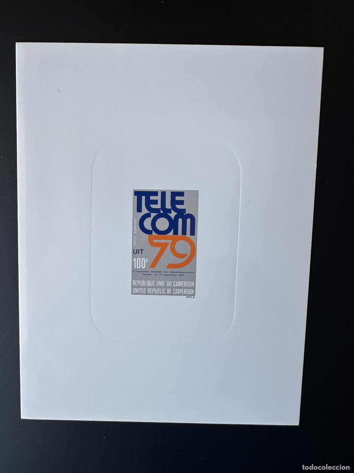 Sellos: Camer&uacute;n 1979 Mi. 909 Proof Luxe Telecom 79 Exposici&oacute;n mundial de Ginebra
