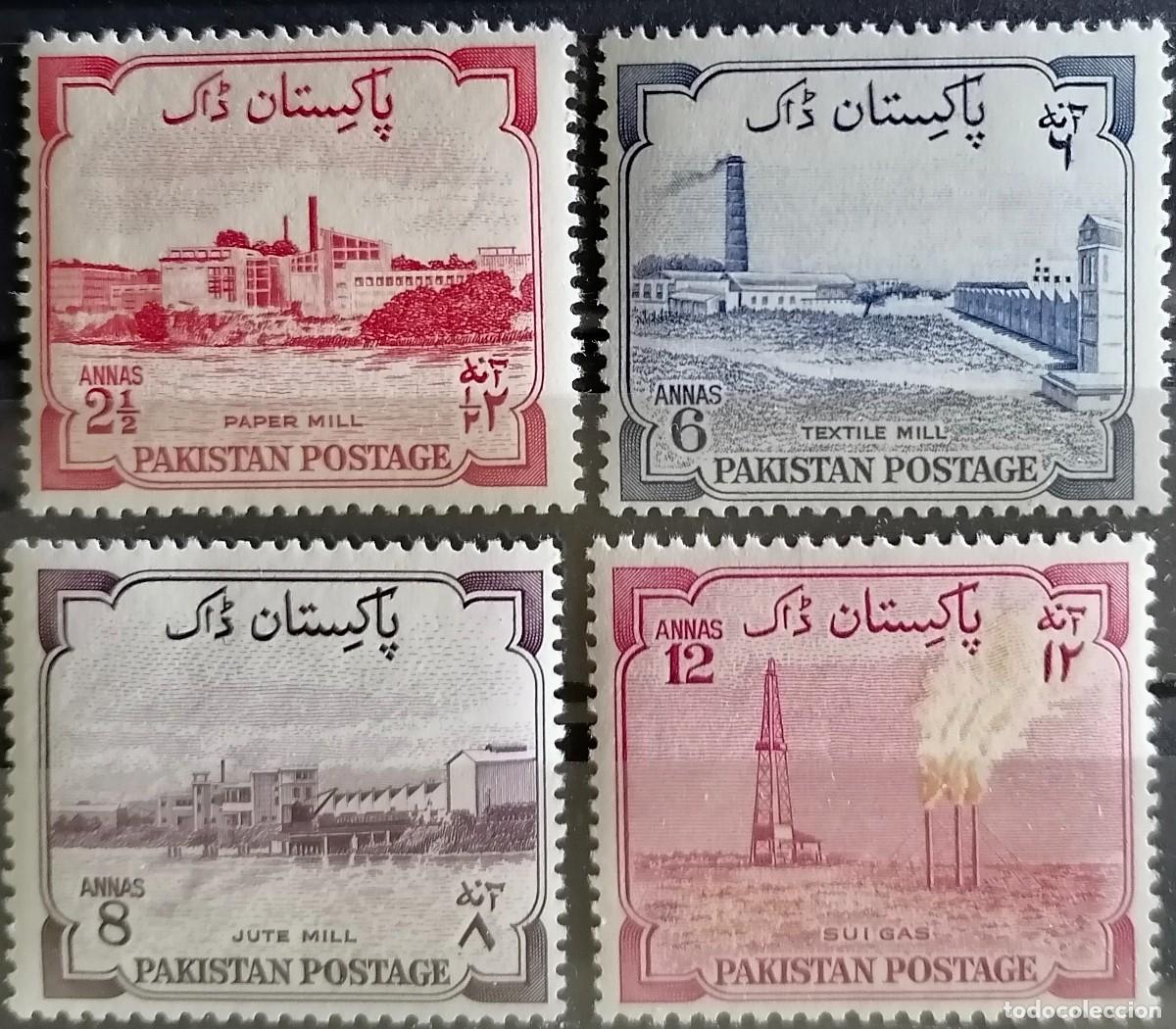 Sellos: PAKISTAN 1955 - ANIVERSARIO DE LA INDEPENDENCIA .