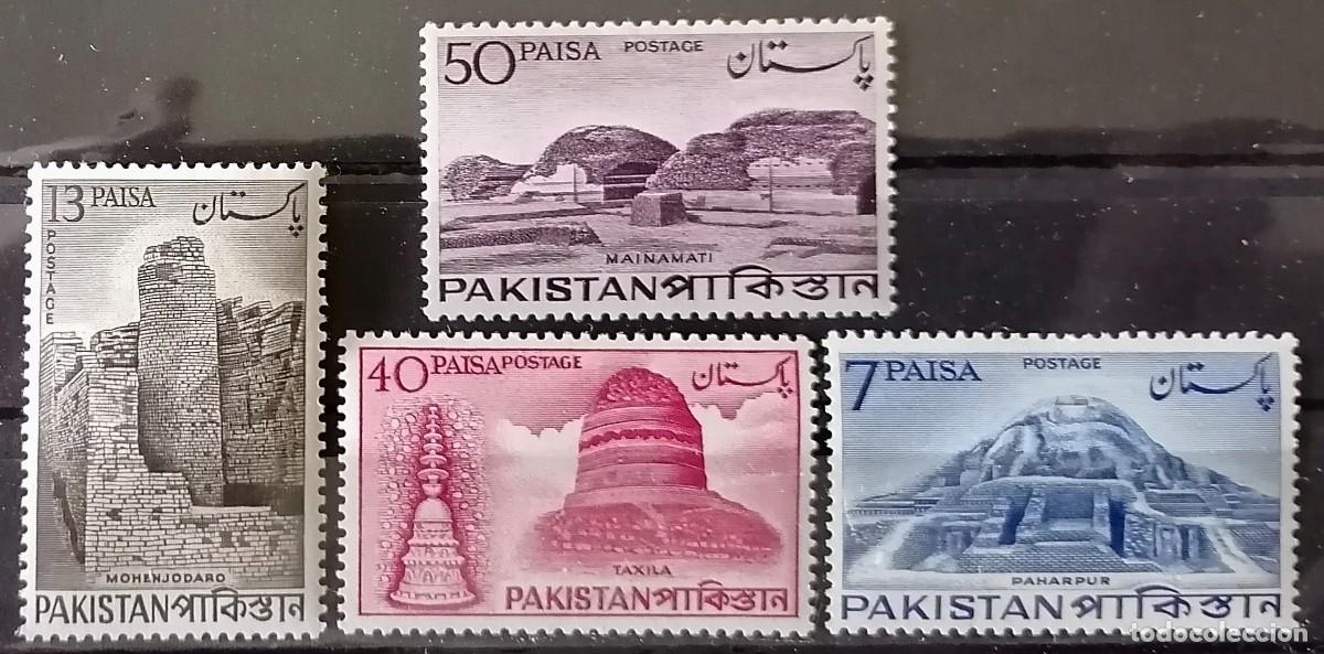 Sellos: PAKIST&Aacute;N 1963 - ARQUEOLOG&Iacute;A .