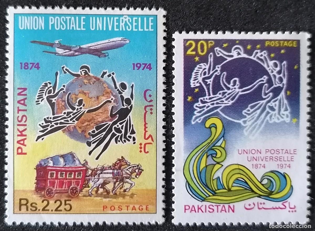 Sellos: PAKIST&Aacute;N 1974 - CENTENARIO / UPU .
