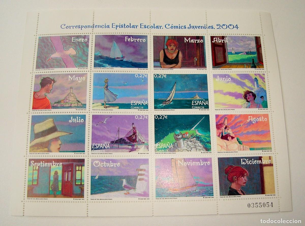 Sellos: FILATELIA CORREOS PLIEGO DE SELLOS COMICS JUVENILES 2004 LOTE 12