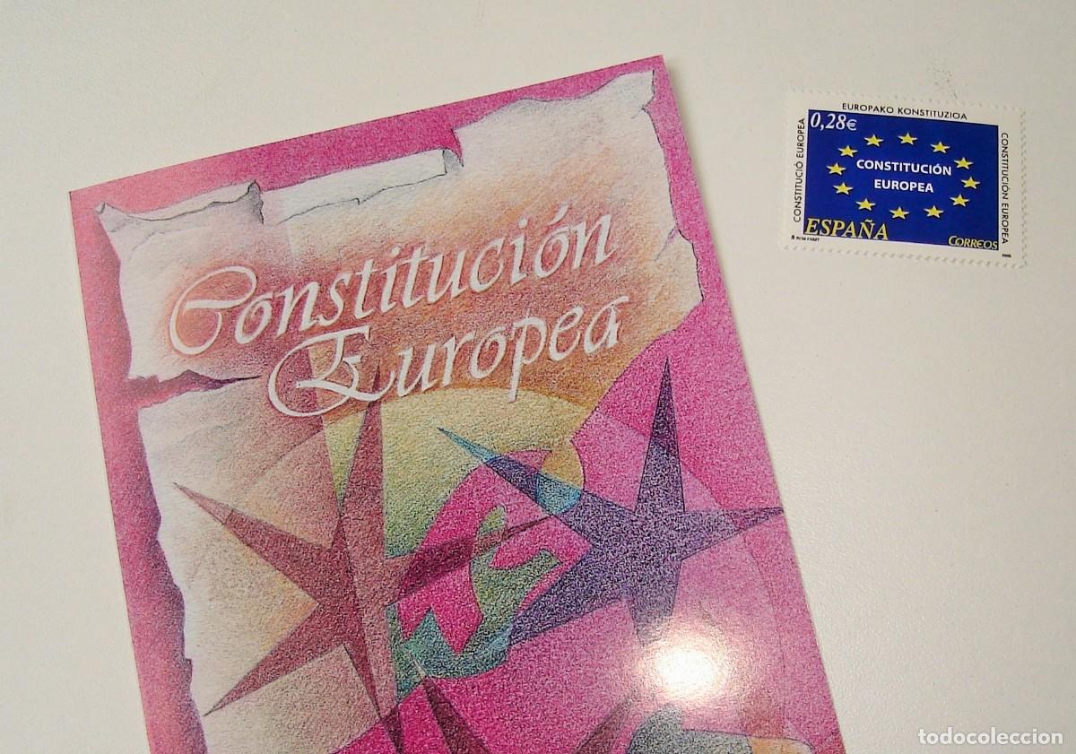 Sellos: FILATELIA CORREOS PLIEGO SELLOS CONSTITUCION EUROPEA LOTE 32