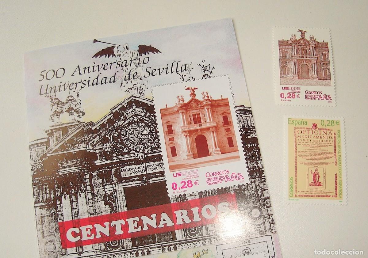 Timbres: FILATELIA CORREOS PLIEGO SELLOS 500 ANIVERSARIO UNIVERSIDAD DE SEVILLA LOTE 33
