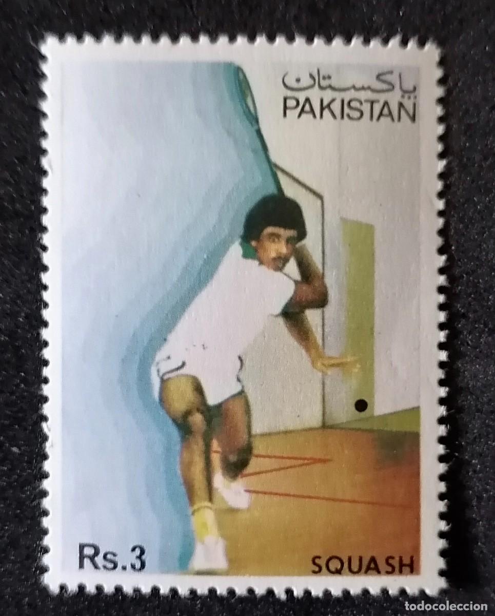 Sellos: PAKIST&Aacute;N 1984 - MUNDIAL DE SQUASH . - Foto 1