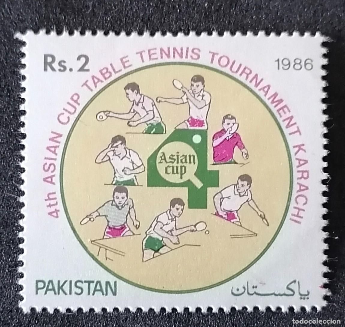 Sellos: PAKIST&Aacute;N 1986 - TENIS DE MESA .
