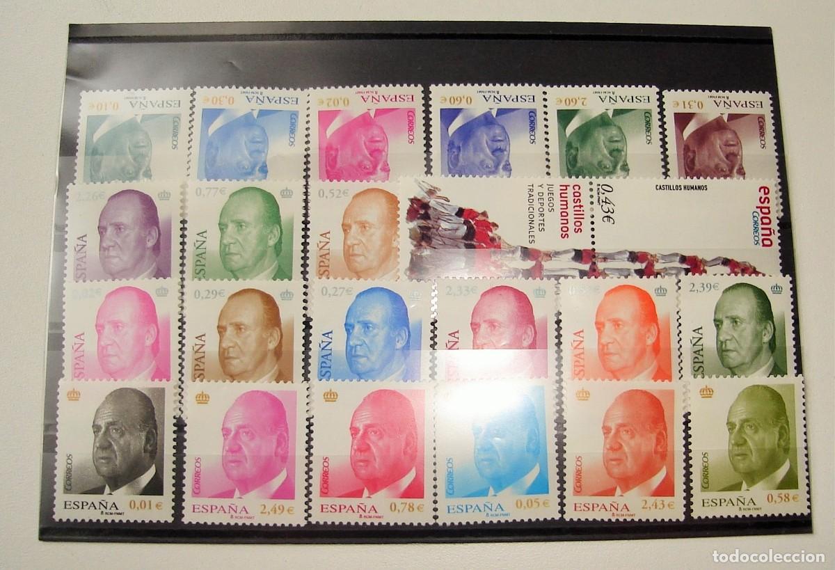 Sellos: COLECCION LOTE DE SELLOS DE EURO CORREOS VALOR FACIAL 20,06 EUROS LOTE 42