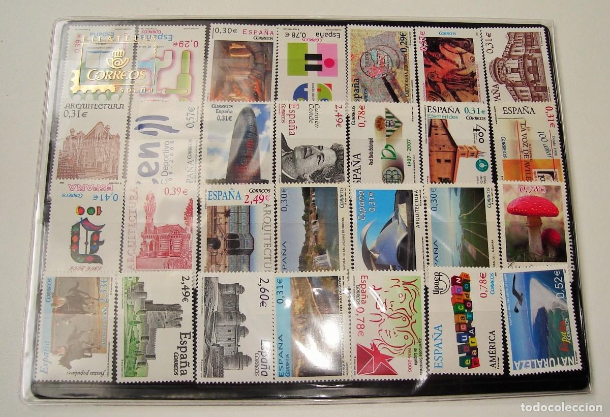 Sellos: COLECCION LOTE DE SELLOS DE EURO CORREOS VALOR FACIAL 22,80 EUROS LOTE 45