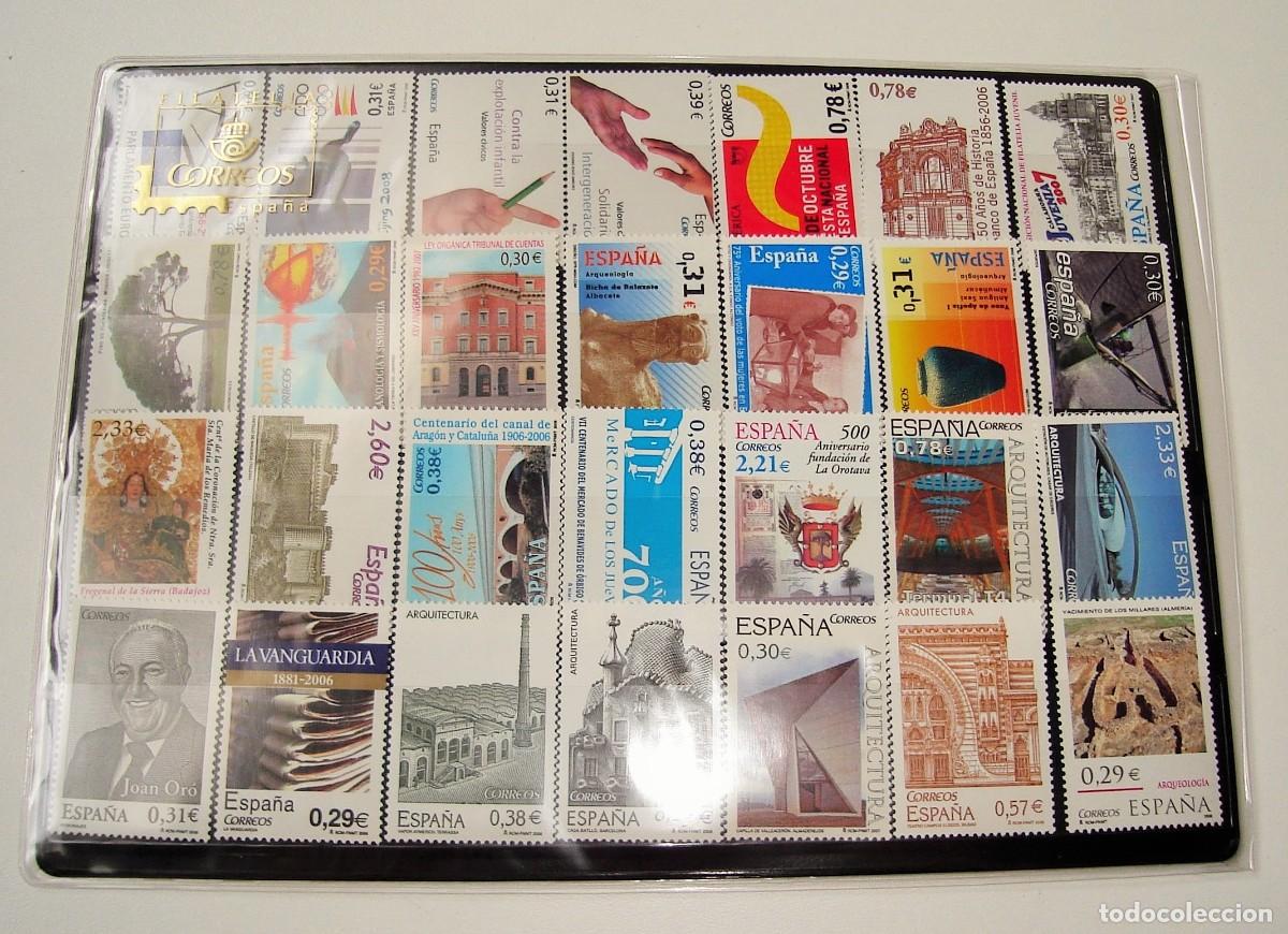 Sellos: COLECCION LOTE DE SELLOS DE EURO CORREOS VALOR FACIAL 19,49 EUROS LOTE 46